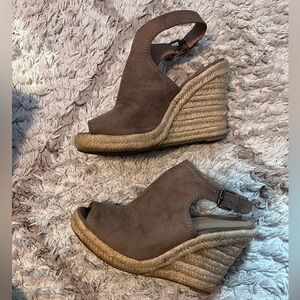 Brown Wedge Sandals